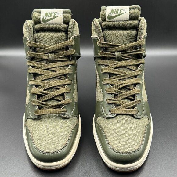 Nike Wmns Dunk Sky Hi Wedge - Khaki Gum - Picture 2 of 10